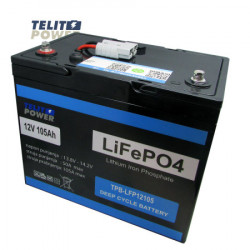 TelitPower 12V 105Ah TPB-LFP12105 LiFePO4 akumulator sa bluetooth konekcijom ( P-2787 ) - Img 3