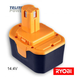 TelitPower 14.4V 2000mAh - baterija za ručni alat Ryobi 1400655, 1400656, 1400671, 4400011, 130224010 ( P-1640 ) - Img 3