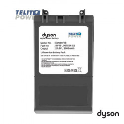 TelitPower baterija Li-Ion 21.6V 2000mAh 967834-02 za DYSON V8 usisivač ( P-4080 ) - Img 5