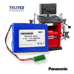 TelitPower baterija za CEMB DWA 1000 mašinu za reglažu trapa Li-Ion 7.4V 4000mAh Panasonic ( P-1080 ) - Img 1