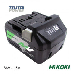 TelitPower Hikoki Li-Ion 36V-1.5Ah / 18V - 3.0Ah BSL36A18 multi volt baterija ( P-2096 ) - Img 6