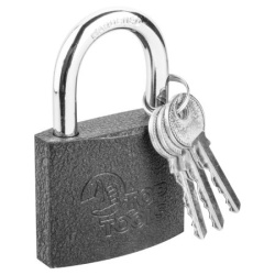 Topex katanac 60mm 3 ključa crni ( 90U303 )