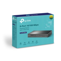 TP-Link LAN TL-SF1008LP Switch 10/100 8port/4PoE-4