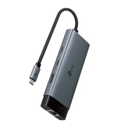 TP-Link UH6120C USB Type-C 6-Port Hub/1×USB-C/1× HDMI 4K 60Hz Port/1 USB-C PD 100W Port/1× RJ4 ( UH6120C )