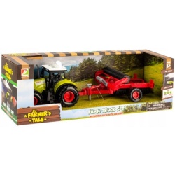 Traktor harvester sa prikolicom ( 1041155 )