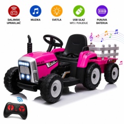 Traktor na pedale xmx611 pink ( BCK0942 )