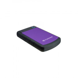 Transcend external HDD 4 TB, H3P, USB3.0, 2.5", Anti-shock system, backup software, 308 gr, Black/Purple ( TS4TSJ25H3P ) - Img 1
