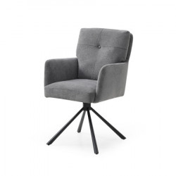 Trpezarijska stolica Jameson Siva/Crne Metalne noge ( 775-634 ) - Img 5