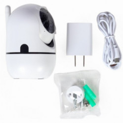 TSL-CAM-WRHD-02 Gembird Smart rotating wifi camera, 1080p, white TUYA - Img 4