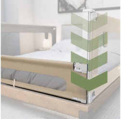 Tulano Cover 46 zaštitna ograda za krevet 160cm, bež ( 8433 )