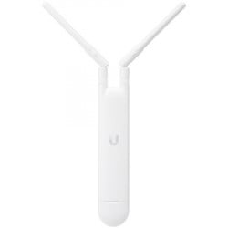 Ubiquiti UniFi IndoorOutdoor AP, AC Mesh,2x2 MIMO,300 Mbps(2.4GHz),867 Mbps(5GHz),Passive PoE,24V,2 External Dual-Band Omni Antennas,WallPo - Img 1