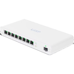 Ubiquity (8) gbe rj45 ports with 27v passive poe output ( uisp-s-eu )