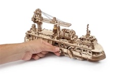 Ugears 3d drvene puzzle - Istraživački brod ( 927)-7