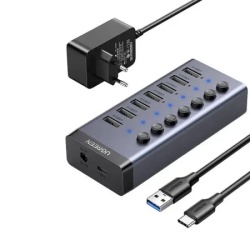 Ugreen CM481 3.0 Tip C DC 12V napajanje USB Hub 7 port -1