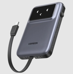 Ugreen pb511 10000mah power bank with built-in cable ( 093-0023 )