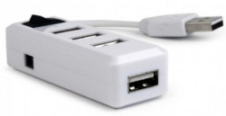 UHB-U2P4-21 Gembird USB2.0 4-port HUB, sa prekidacem, white - Img 1