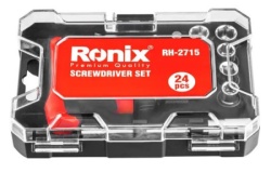 Ronix rh-2715 plc univerzalni set odvijaca sa nastavcima 24-delni cr-v -3