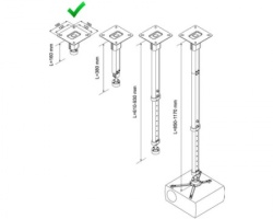 VEGA CM 25-160 plafonski nosač za projektor-2