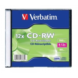 Verbatim 43148 43147 CD-RW 700MB 8-12X ( 37JC/Z )-1