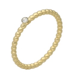 Victoria cruz daphne crystal gold prsten sa swarovski kristalom ( a4200-07da )