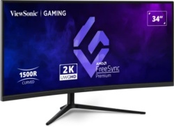 Viewsonic VX3418C-2K 3440x1440/UltraWide QHD/VA/1ms/180Hz/2xHDMI/2xDP/Zvučnici/Curved Monitor 34