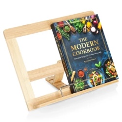 Vilde 229277 - Podesivi stalak za knjigu/tablet od bambusa