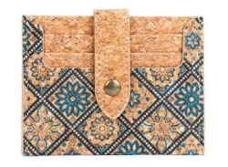 Viter etui za kartice cork floral mosaic ( BAGD-295_4 )