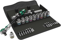 Wera 8100 SC 6 Zyklop set gedora, 1/2", metrički, 28 komada ( WERA 004076 )