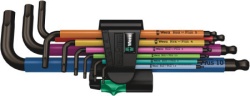 Wera 950/9 Hex-Plus multicolour multicolour set imbus ključeva, metrički, BlackLaser, 9 komada ( WERA 073593 )