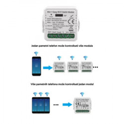 Wi-Fi smart prekidač-modul, 1x16A ( WFM-S08/ACDC ) - Img 3