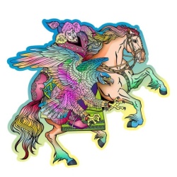 Wooden City Horse & Eagle Wooden Puzzle L (250 Pieces) ( 058882 )