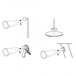 Xled click 3W multifunkcionalna magnet lampa,4u1,300 lum,4000K,3 nivoa osvetljenja,USB punjenje ( CLICK 3W ) - Img 4