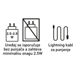 Xwave 158423 MTWS009 white Bluetooth slušalice TWS sa mik/v5.3/EDR/baza za punjenje -6