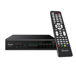 Xwave M10 DVB-T2 Set Top Box,LED,scart,HDMI,RF in-out,USB,media player,metalno kućište 273439