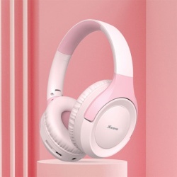Xwave MX100 pink Bluetooth slušalice stereo sa mikrofonom/v5.3/FM/Aux/microSD 206463-3