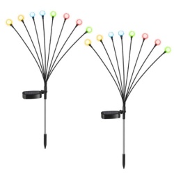Yiwu Solarna RGB baštenska lampa - 2 kom. 8 LED ( 13489-11426 )