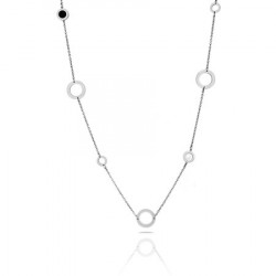 Ženska freelook srebrna ogrlica od hirurškog Čelika ( frj.3.6003.1 ) - Img 2