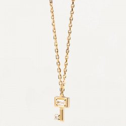 Ženska pd paola key zlatna ogrlica sa pozlatom 18k ( co01-486-u ) - Img 3