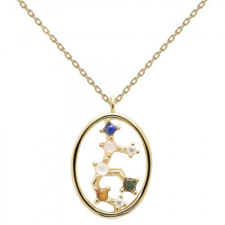 Ženska pd paola zlatna ogrlica virgo-devica sa pozlatom 18k ( co01-349-u ) - Img 1
