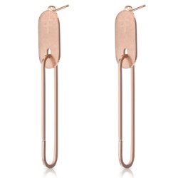 Ženske freelook roze zlatne mindjuše od hirurškog Čelika ( frj.3.5007.4 )