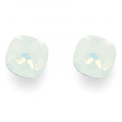 Ženske oliver weber fire white opal ste mindjuše sa belim swarovski kristalom ( 23001.234 ) - Img 1