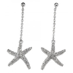 Ženske oliver weber starfish 2 crystal mindjuše sa swarovski belim kristalom ( 22148 ) - Img 4