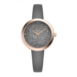 Ženski adriatica essence roze zlatni sivi elegantni ručni sat sa sivim kožnim kaišem ( a3646.9217q ) - Img 4