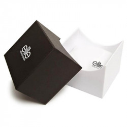 Ženski elite butterfly zlatni modni ručni sat sa belim kožnim kaišem ( e52982s/001 ) - Img 2