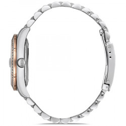 Ženski freelook belle beli srebrni elegantni ručni sat sa bikolor metalnim kaišem ( fl.1.10216.4 ) - Img 3