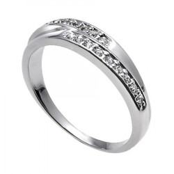 Ženski oliver weber real crystal prsten sa belim swarovski kristalom m ( 41036rm ) - Img 1
