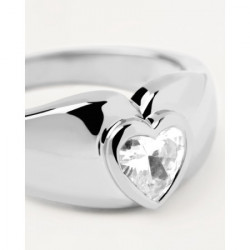 Ženski pd paola bright heart srebrni prsten sa belim cirkonima ( an02-902-12 ) - Img 3