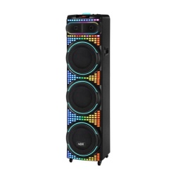 Zvucnik bluetooth ndr-3260 100w 3*12 inca sa dva mikrofona crni ( ZV1182 )