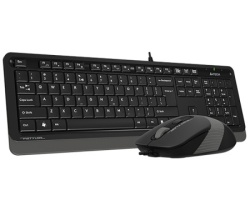 A4 tech f1010 fstyler usb yu siva tastatura + USB sivi miš -3