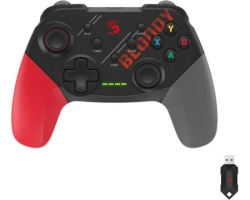 A4 tech GPW50 Bloody RGB Dual-mode 2.4G Wireless & Wired gamepad USB Sports RED -2